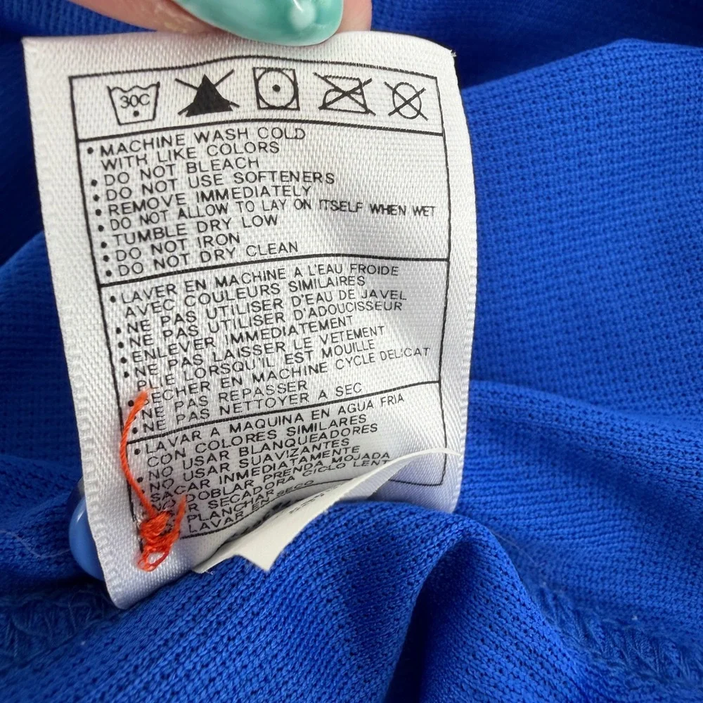 Nike Florida Gators Polo Shirt Mens XL Blue Orange Fit Dry Team NCAA Golf UF